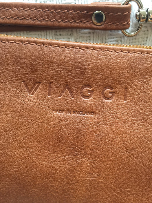 Viaggi Leather Wrist Pouch (Made In England)