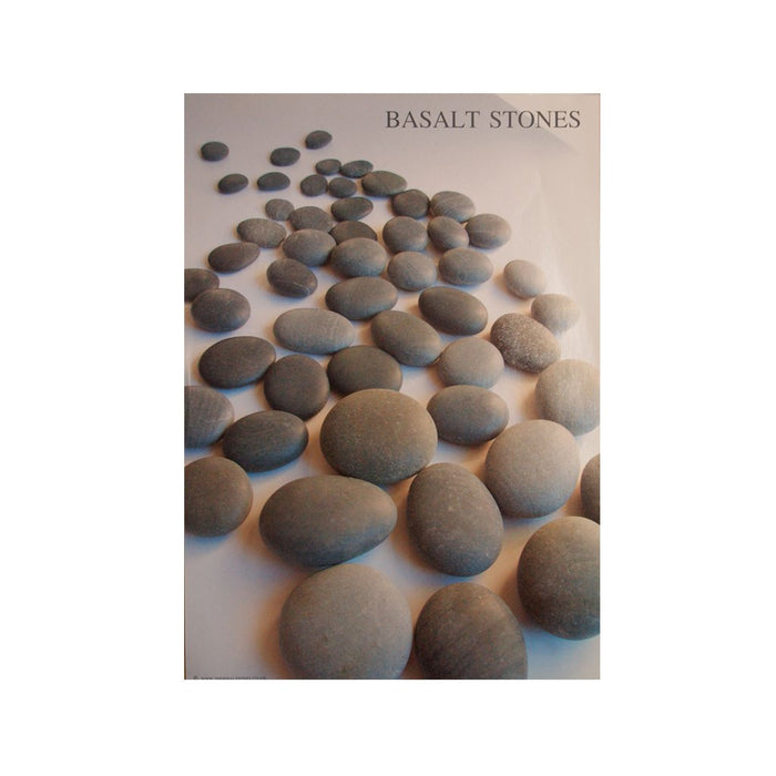 poster of basalt hot stones rocks massage spa