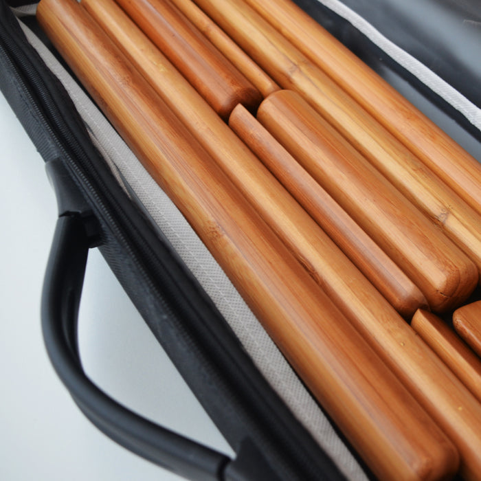 VULSINI 12 Piece Bamboo Massage Stick Set