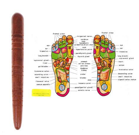 Rosewood Thai Reflexology Stick