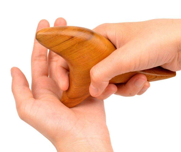 Camphor Wood Foot/Body Triangle Massage Tool